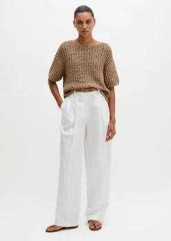 Bundfaltenhose relaxed aus TENCEL™ Lyocell