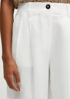 Bundfaltenhose relaxed aus TENCEL™ Lyocell