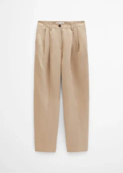 Bundfaltenhose relaxed aus TENCEL™ Lyocell