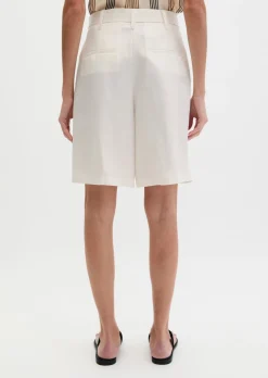 Bundfalten-Shorts tailored aus TENCEL™ Lyocell