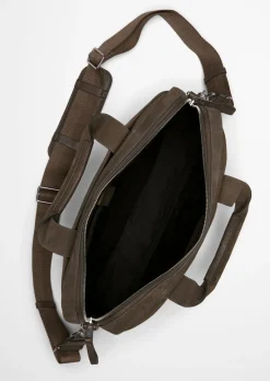 Business Bag aus softem Veloursleder