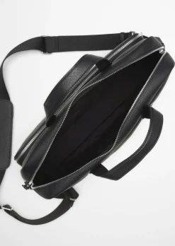 Business-Bag aus einer Lederalternative aus recyceltem Polyester