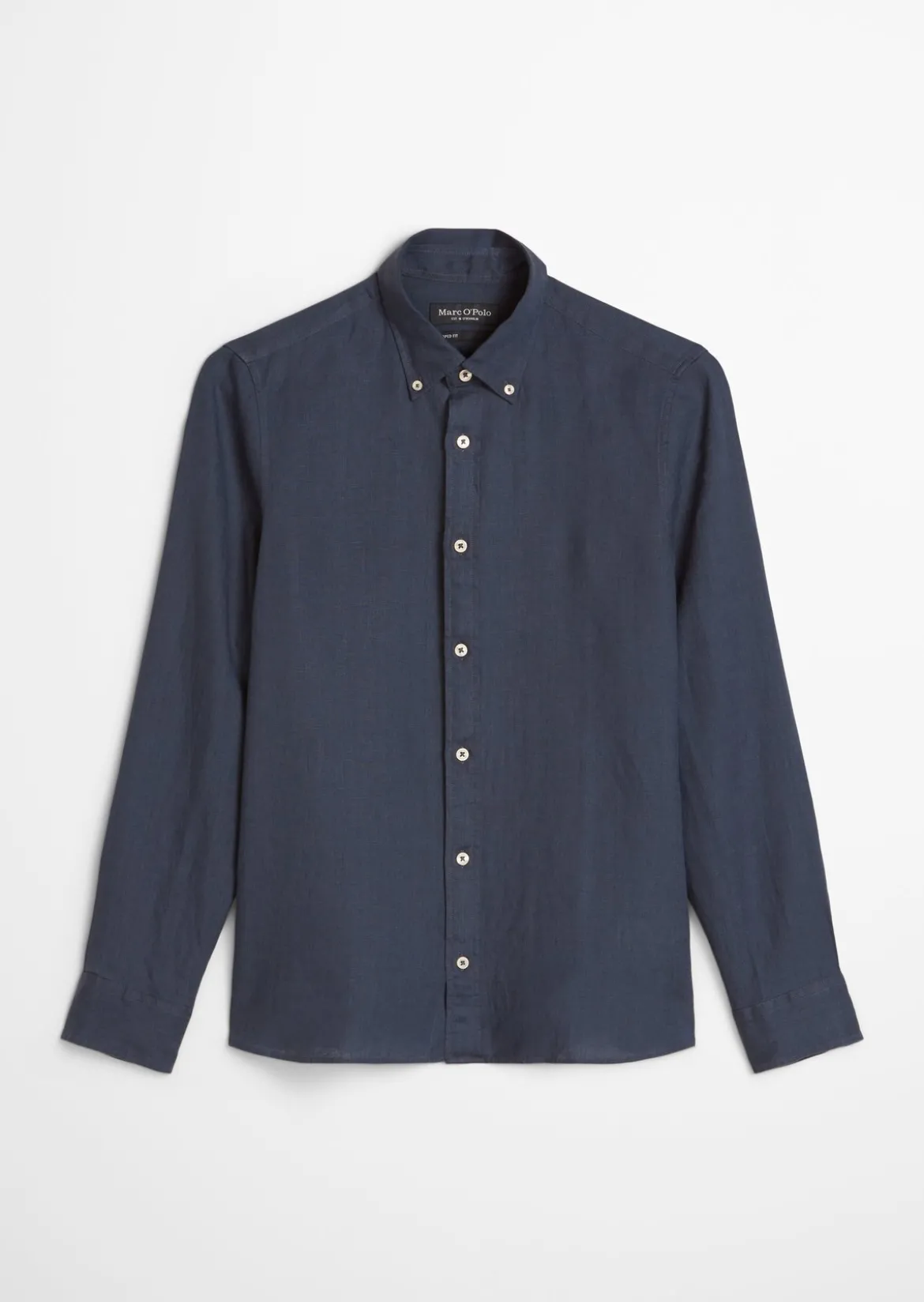 Button-Down-Hemd shaped aus reinem Leinen