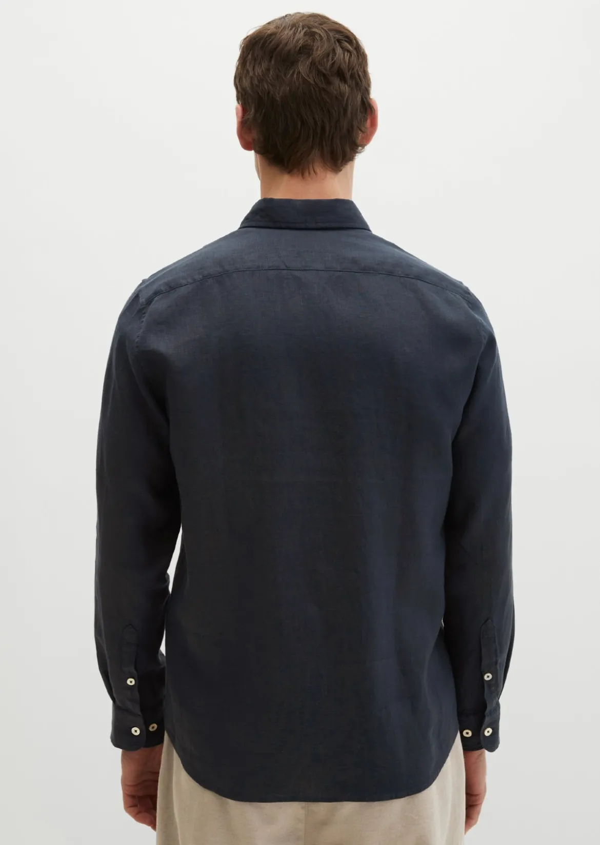 Button-Down-Hemd shaped aus reinem Leinen