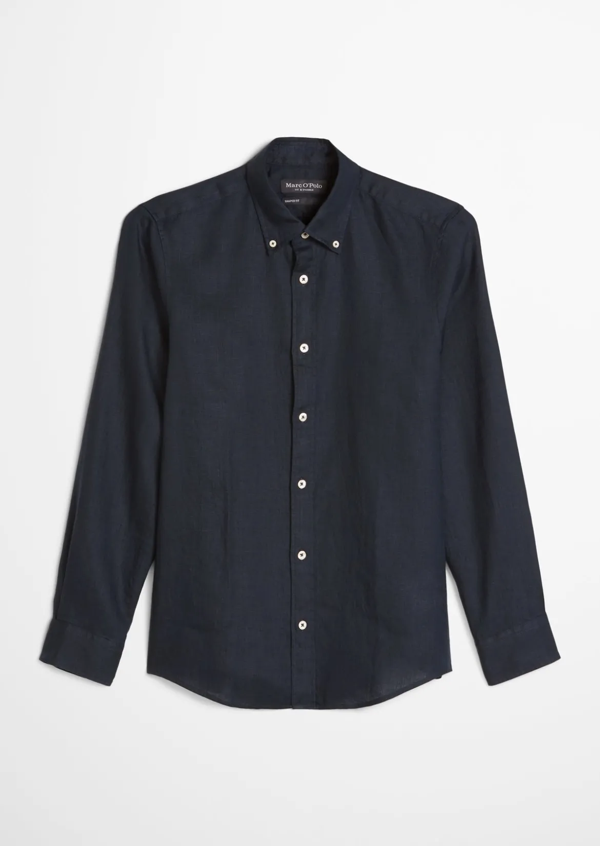 Button-Down-Hemd shaped aus reinem Leinen