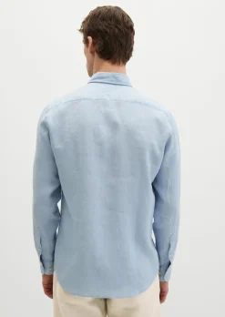Button-Down-Hemd shaped aus reinem Leinen