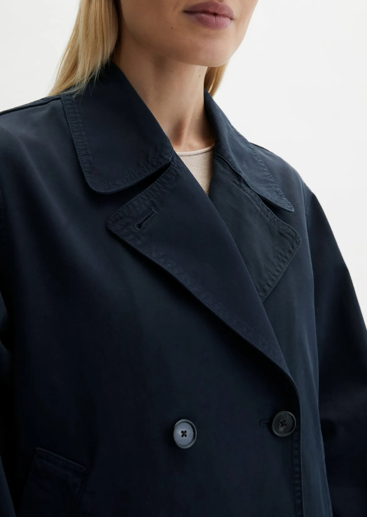 Cabanjacke relaxed garment-dyed aus Organic Cotton-Twill