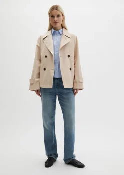 Cabanjacke relaxed garment-dyed aus Organic Cotton-Twill