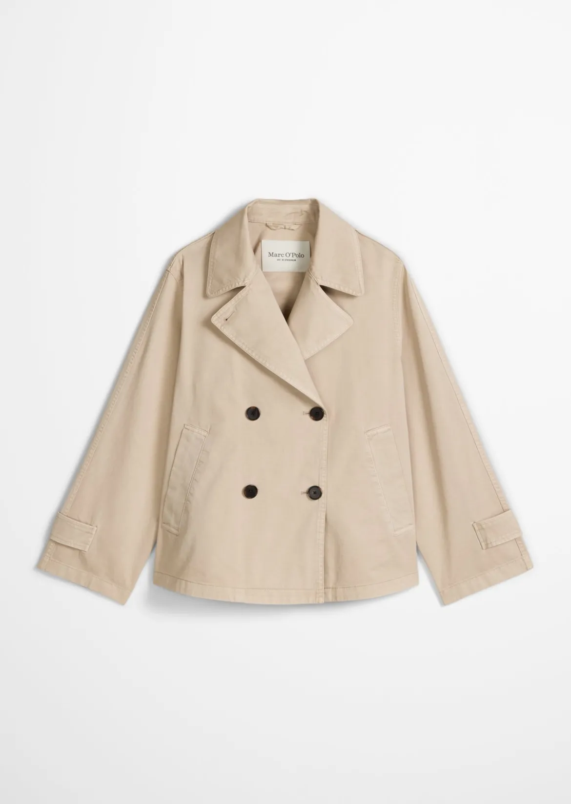Cabanjacke relaxed garment-dyed aus Organic Cotton-Twill