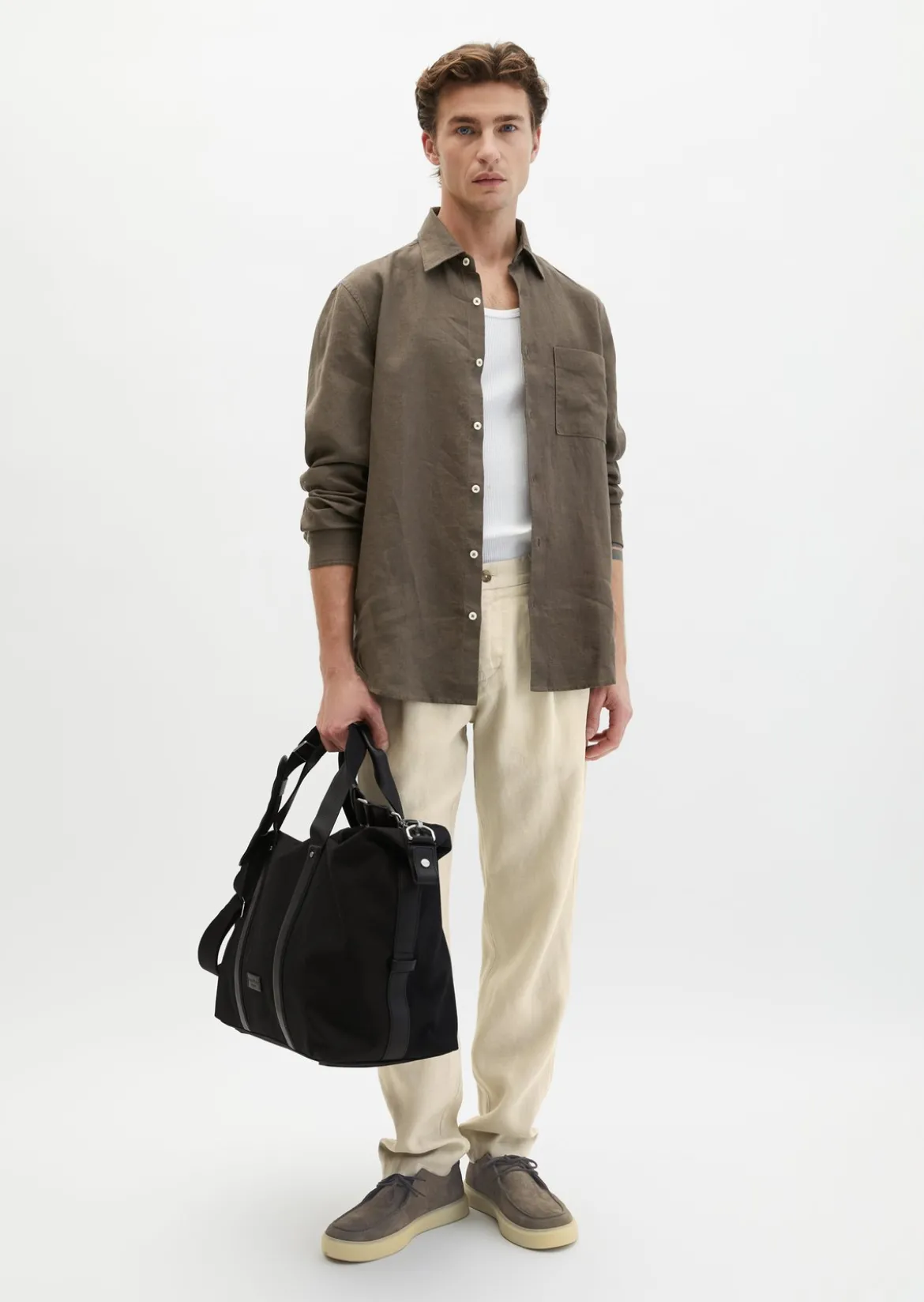 Canvas-Weekender aus recyceltem Polyester