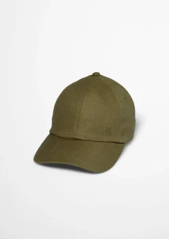 Cap aus reinem Leinen