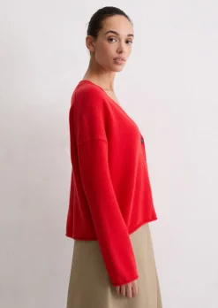 Cardigan oversized aus flauschiger Lambswool