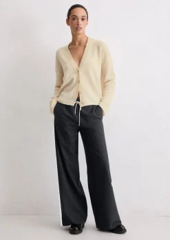 Cardigan oversized aus flauschiger Lambswool