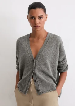 Cardigan oversized aus flauschiger Lambswool