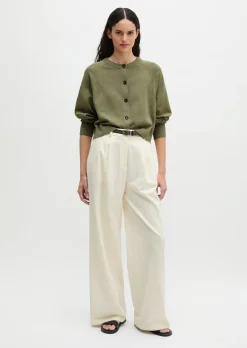 Cardigan oversized aus reinem Baumwollgarn