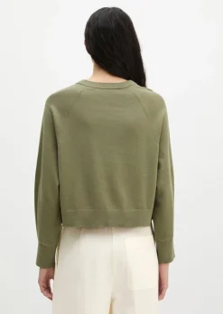 Cardigan oversized aus reinem Baumwollgarn