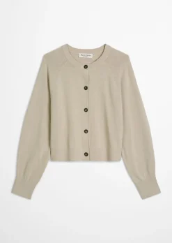 Cardigan oversized aus reinem Baumwollgarn