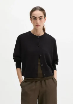 Cardigan oversized aus reinem Baumwollgarn