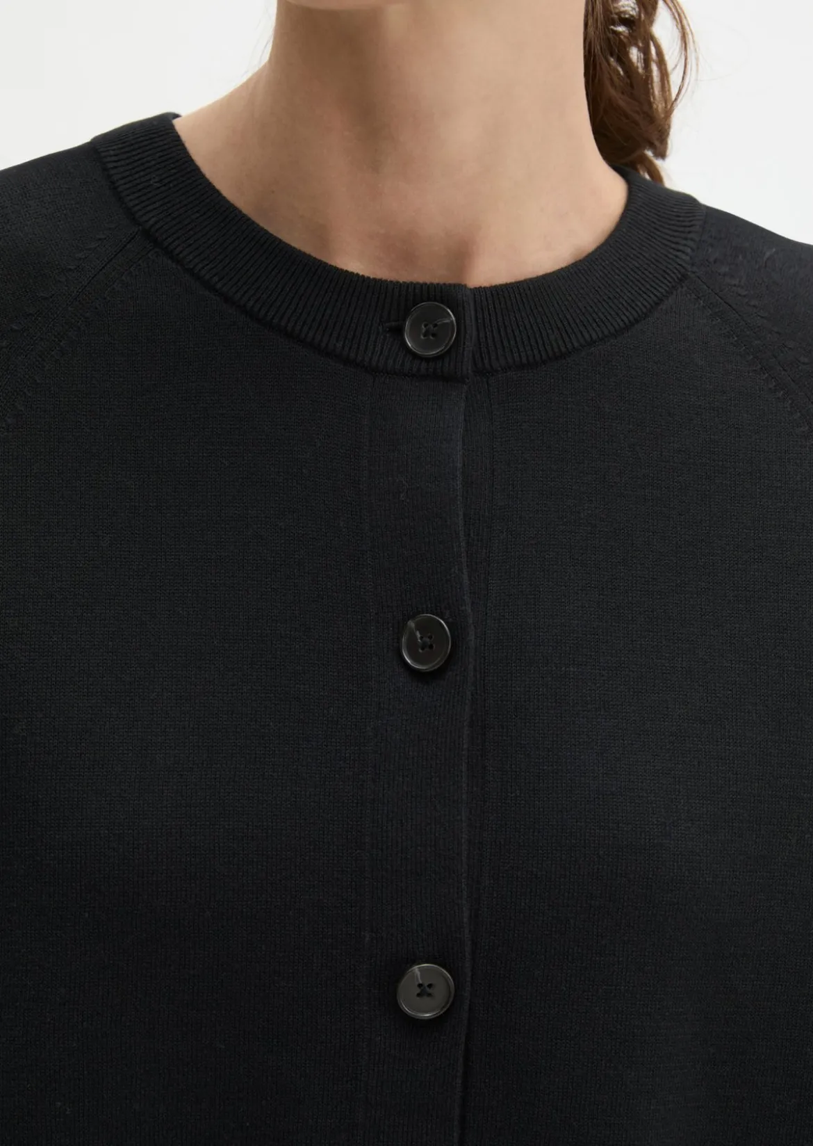 Cardigan oversized aus reinem Baumwollgarn