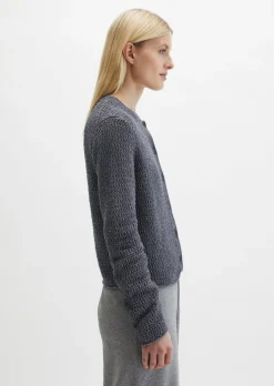 Cardigan regular aus Bi-Color-Garn