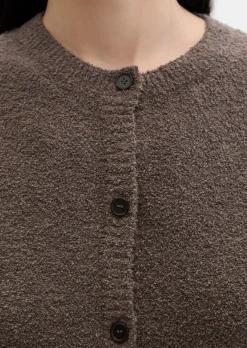 Cardigan regular aus Bouclé-Garn