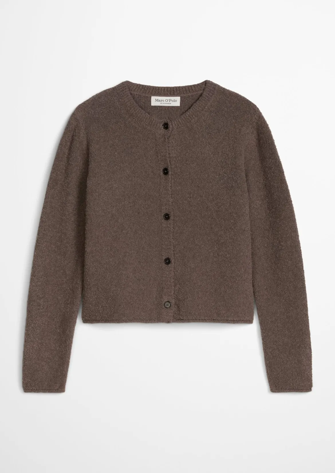 Cardigan regular aus Bouclé-Garn