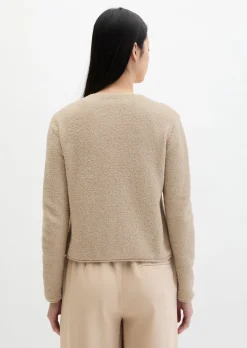 Cardigan regular aus Bouclé-Garn