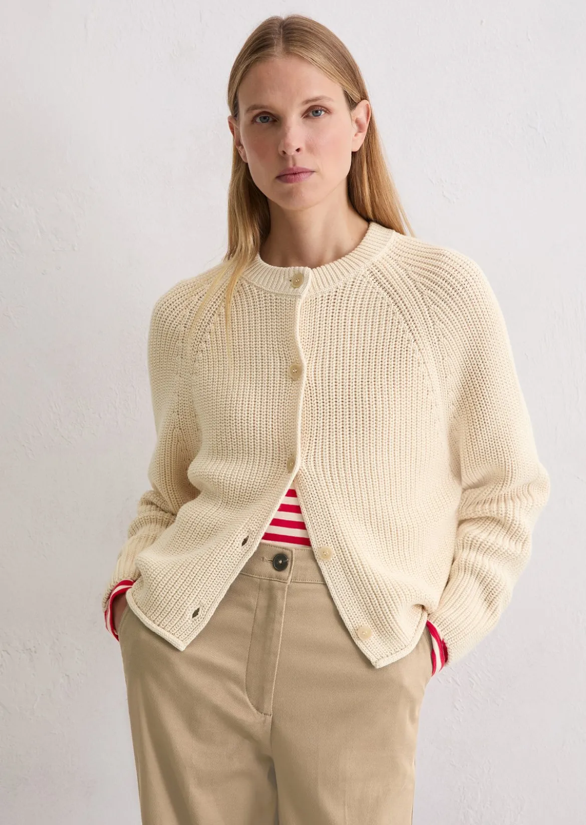 Cardigan regular aus Organic Cotton