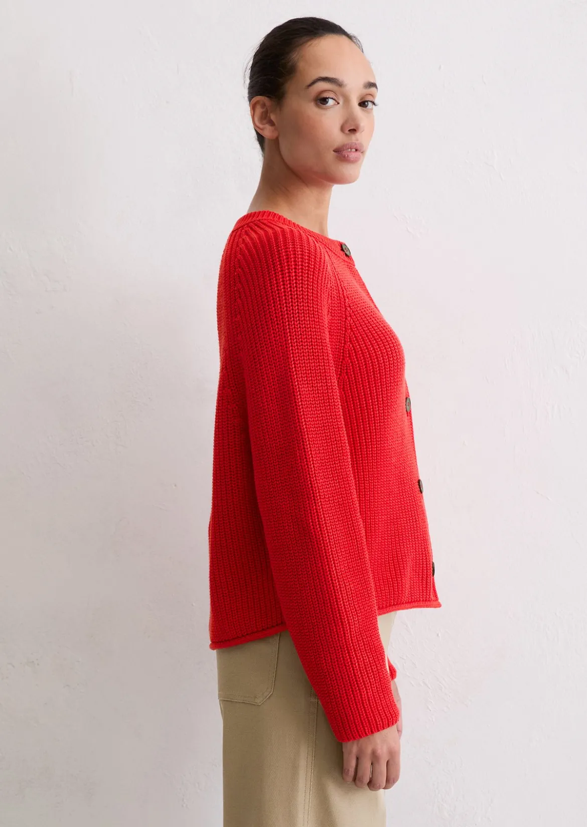 Cardigan regular aus Organic Cotton