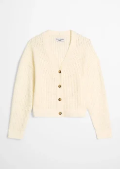 Cardigan relaxed aus weichem Organic Cotton-Mix