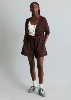 Cardigan relaxed aus weichem Organic Cotton-Mix