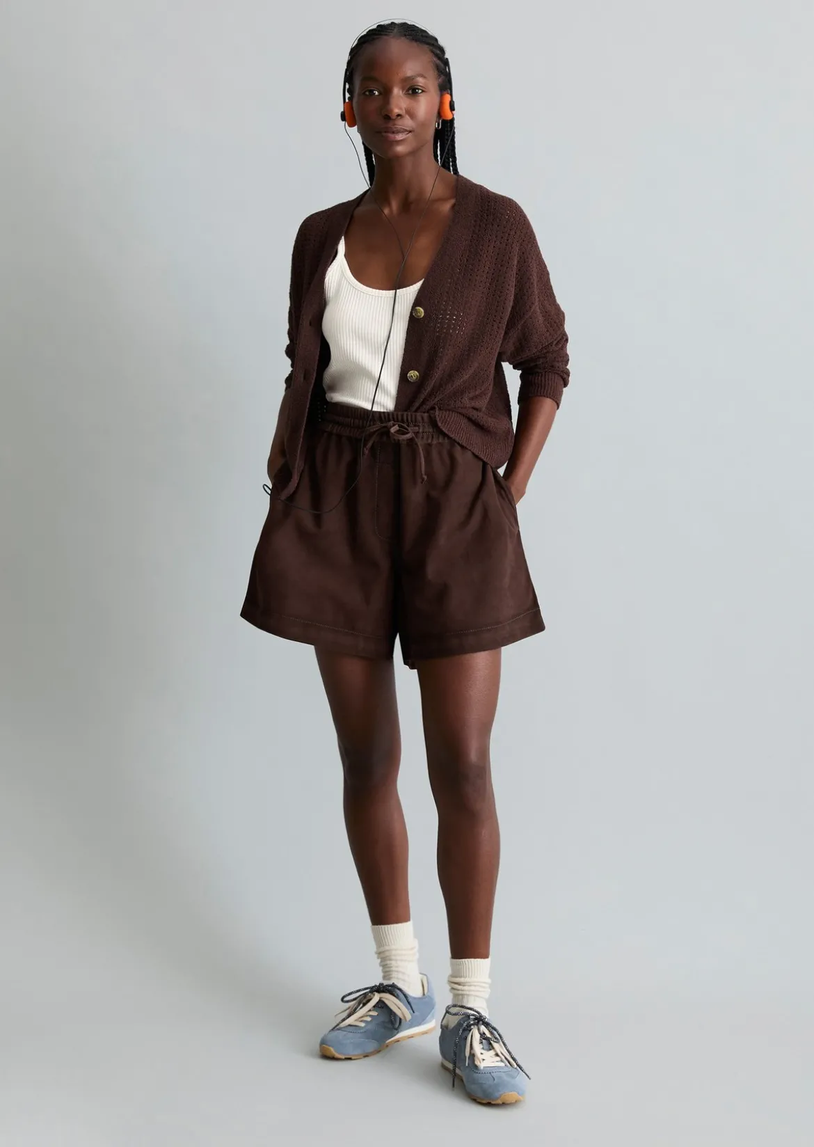 Cardigan relaxed aus weichem Organic Cotton-Mix