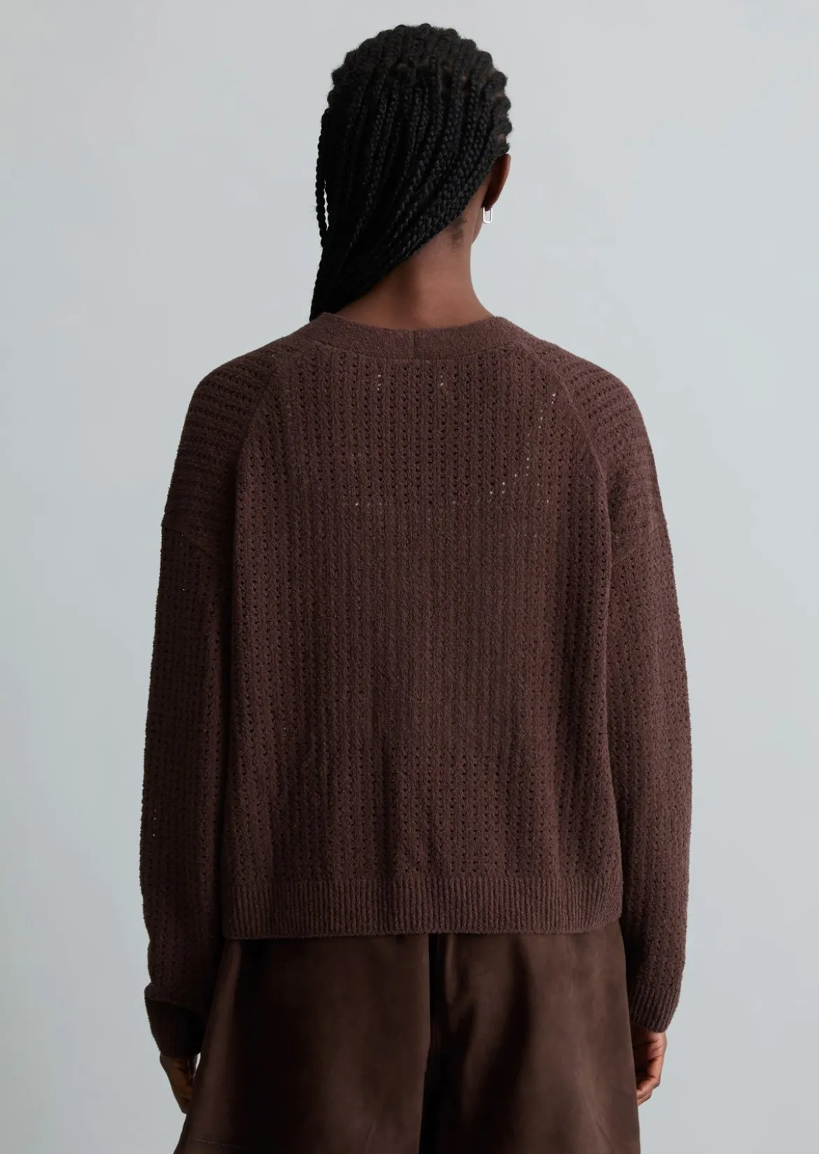Cardigan relaxed aus weichem Organic Cotton-Mix