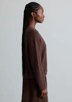 Cardigan relaxed aus weichem Organic Cotton-Mix