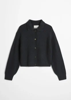 Cardigan relaxed aus weichem Merinowolle-Mix