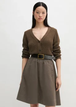 Cardigan slim aus Bändchengarn