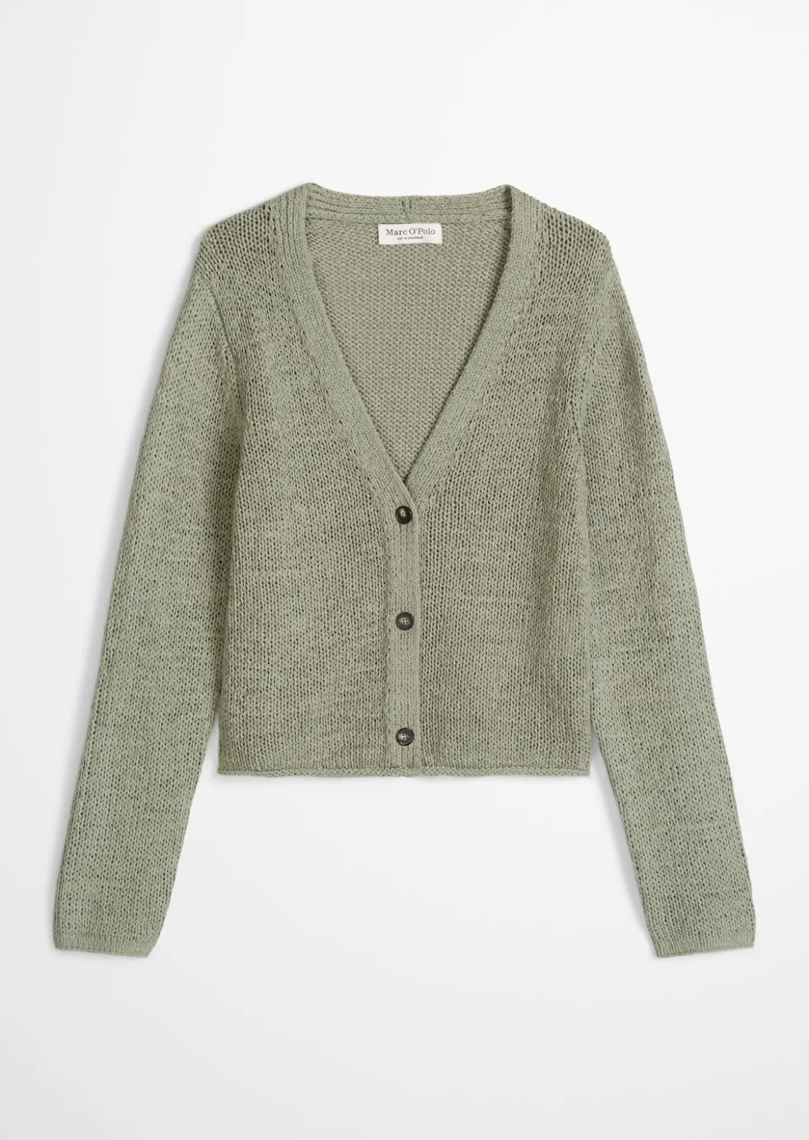 Cardigan slim aus Bändchengarn