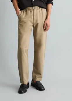 Chino Model Filip relaxed aus Bio-Baumwolle und Leinen