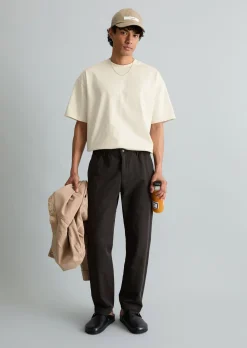 Chino Model Filip relaxed aus Bio-Baumwolle und Leinen