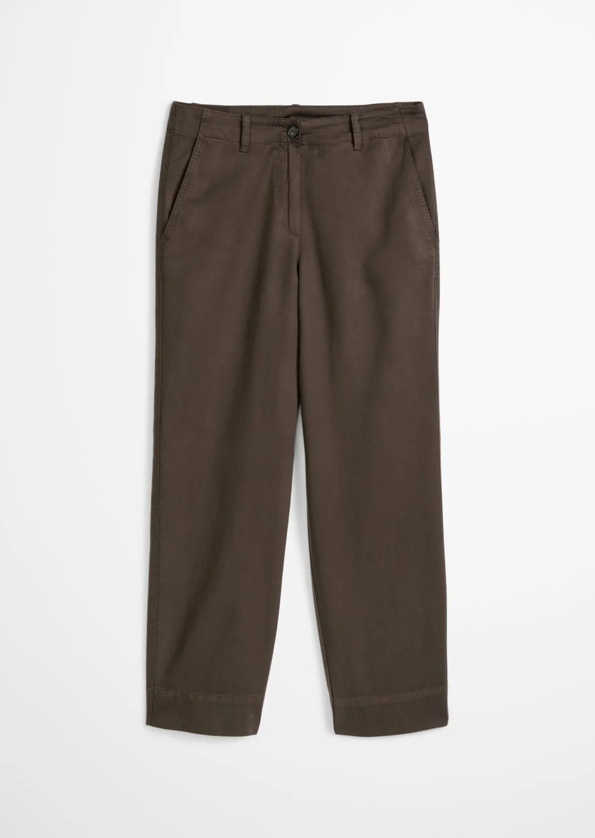 Chino Model Lande wide aus Organic Cotton-Lyocell-Leinen-Mix
