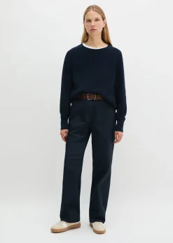 Chino Model Lande wide aus stretchigem Organic Cotton-Twill