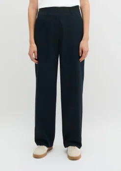 Chino Model Lande wide aus stretchigem Organic Cotton-Twill
