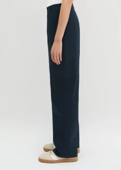 Chino Model Lande wide aus stretchigem Organic Cotton-Twill