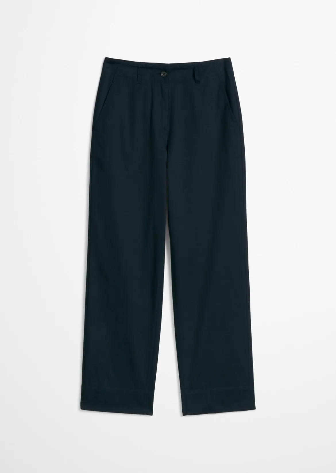 Chino Model Lande wide aus stretchigem Organic Cotton-Twill