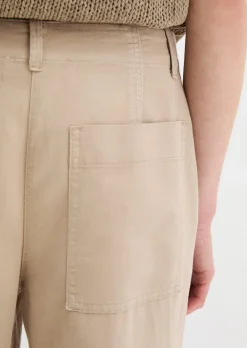 Chino Model Lande wide aus Organic Cotton-Lyocell-Leinen-Mix