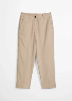 Chino Model Lande wide aus Organic Cotton-Lyocell-Leinen-Mix