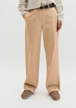 Chino Model Lande wide aus stretchigem Organic Cotton-Twill