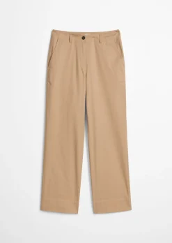 Chino Model Lande wide aus stretchigem Organic Cotton-Twill
