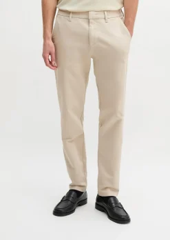 Chino Model Morot Jogger tapered aus elastischem Bio-Baumwollsatin