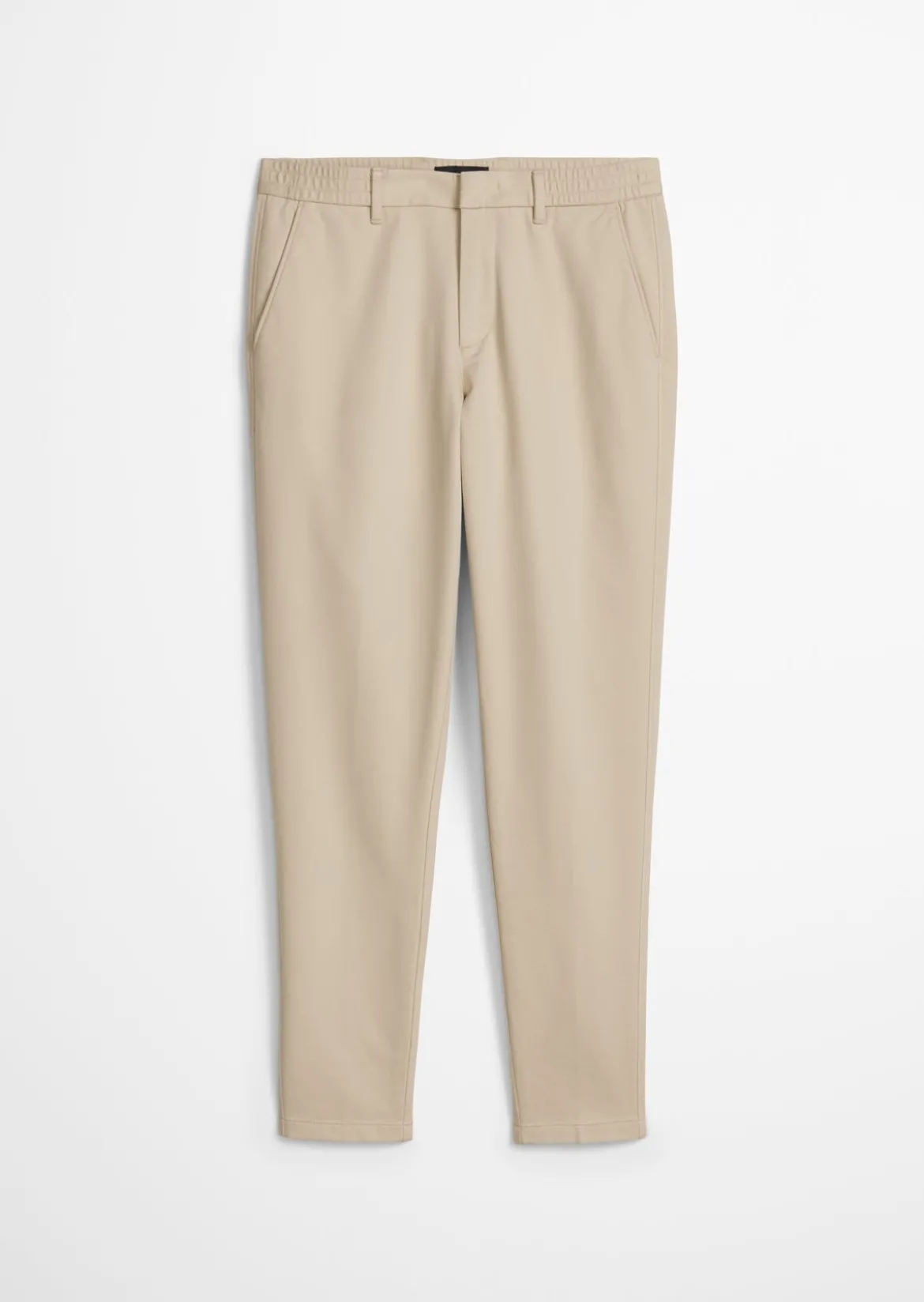 Chino Model Morot Jogger tapered aus elastischem Bio-Baumwollsatin